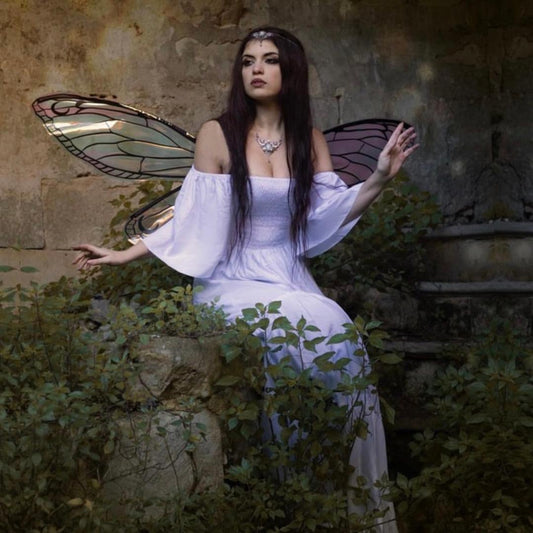 Renata Smocked Cottagecore Boho Maxi Dress - The Bohemian Closet