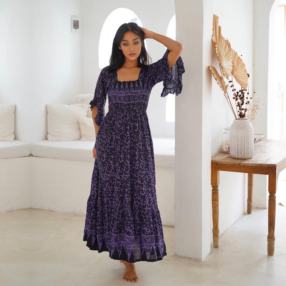 June Boho Cottagecore Dress - The Bohemian Closet