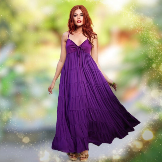 Chaya Cottagecore Bohemian Sexy Maxi Dress - The Bohemian Closet