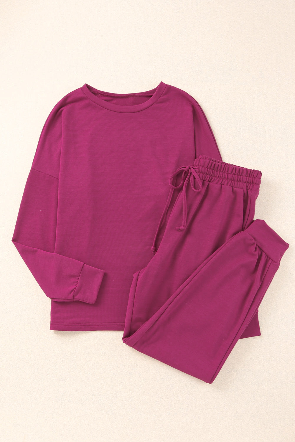 Karina Long Sleeve Pullover and Jogger Pants Lounge Set