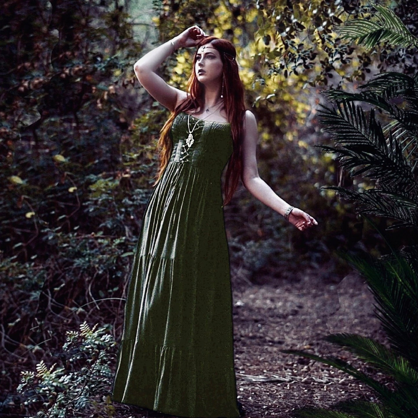 Ava Boho Tiered Ruffled Strappy Maxi Dress - The Bohemian Closet