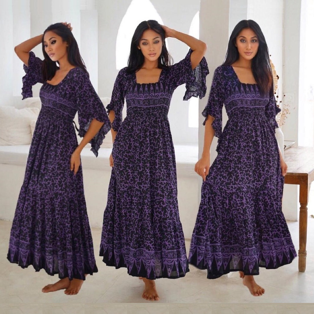 June Boho Cottagecore Dress - The Bohemian Closet