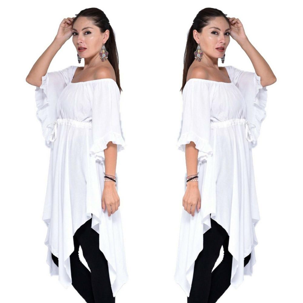 Asymmetrical Empire Waist Blouse - The Bohemian Closet