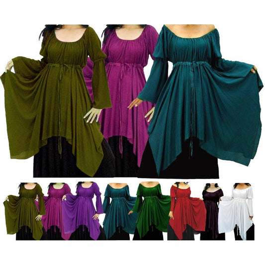 Classic Renaissance Blouse with Long Sleeves - The Bohemian Closet