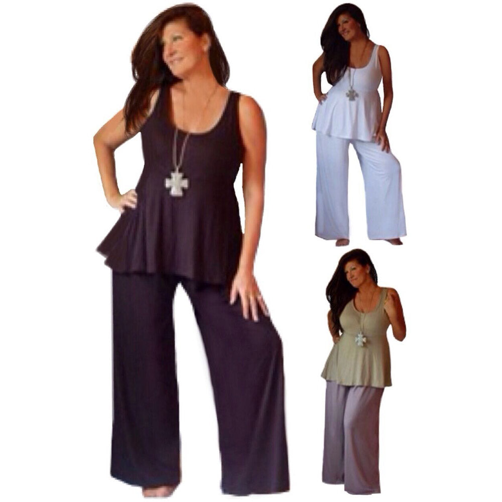 Paige Lycra Palazzo Pants - The Bohemian Closet