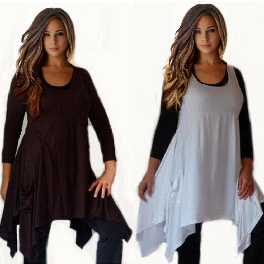 Lily Cute Dripsides Layering Top Vest Jumper with Pockets - The Bohemian Closet