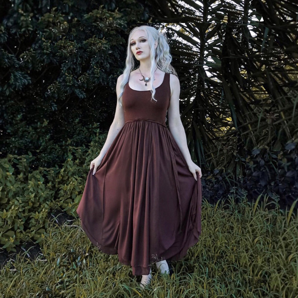 Quinn Stretch Lycra 3/4 Length Midi Dress - The Bohemian Closet