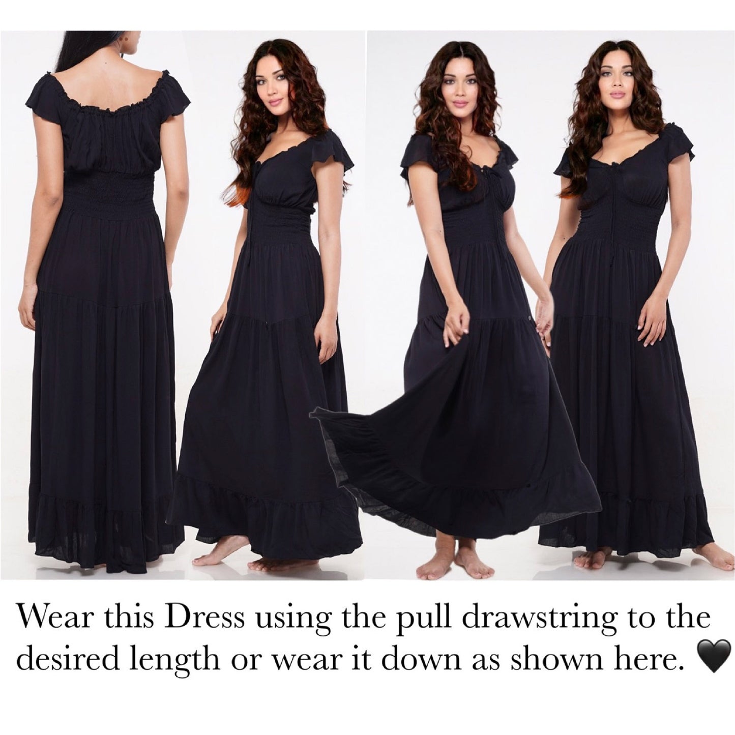 Madalyn Smocked Tiers Crinkle Rayon Party Maxi Dress - The Bohemian Closet