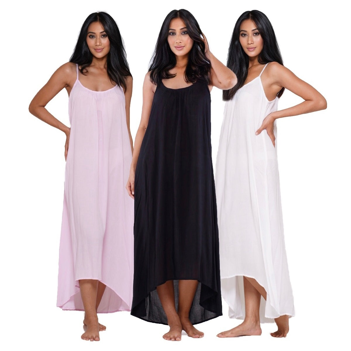 Lee Nightgown Lingerie Sleepwear Maxi Dress All Sizes - The Bohemian Closet