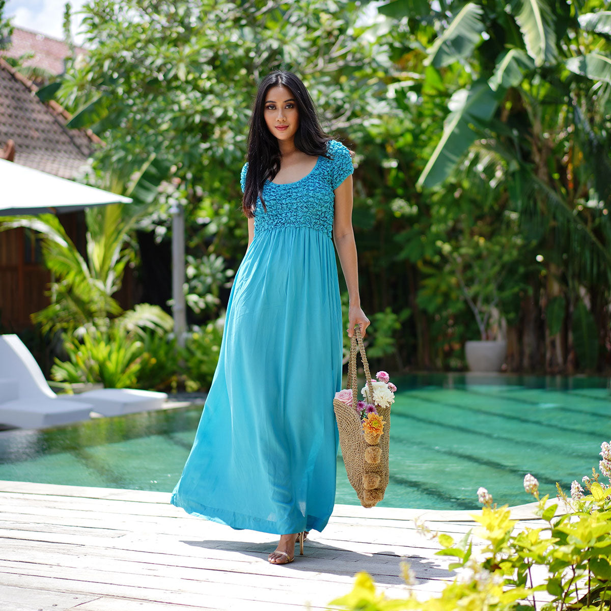 Frida Casual Fashion Boho Maxi Dress - The Bohemian Closet