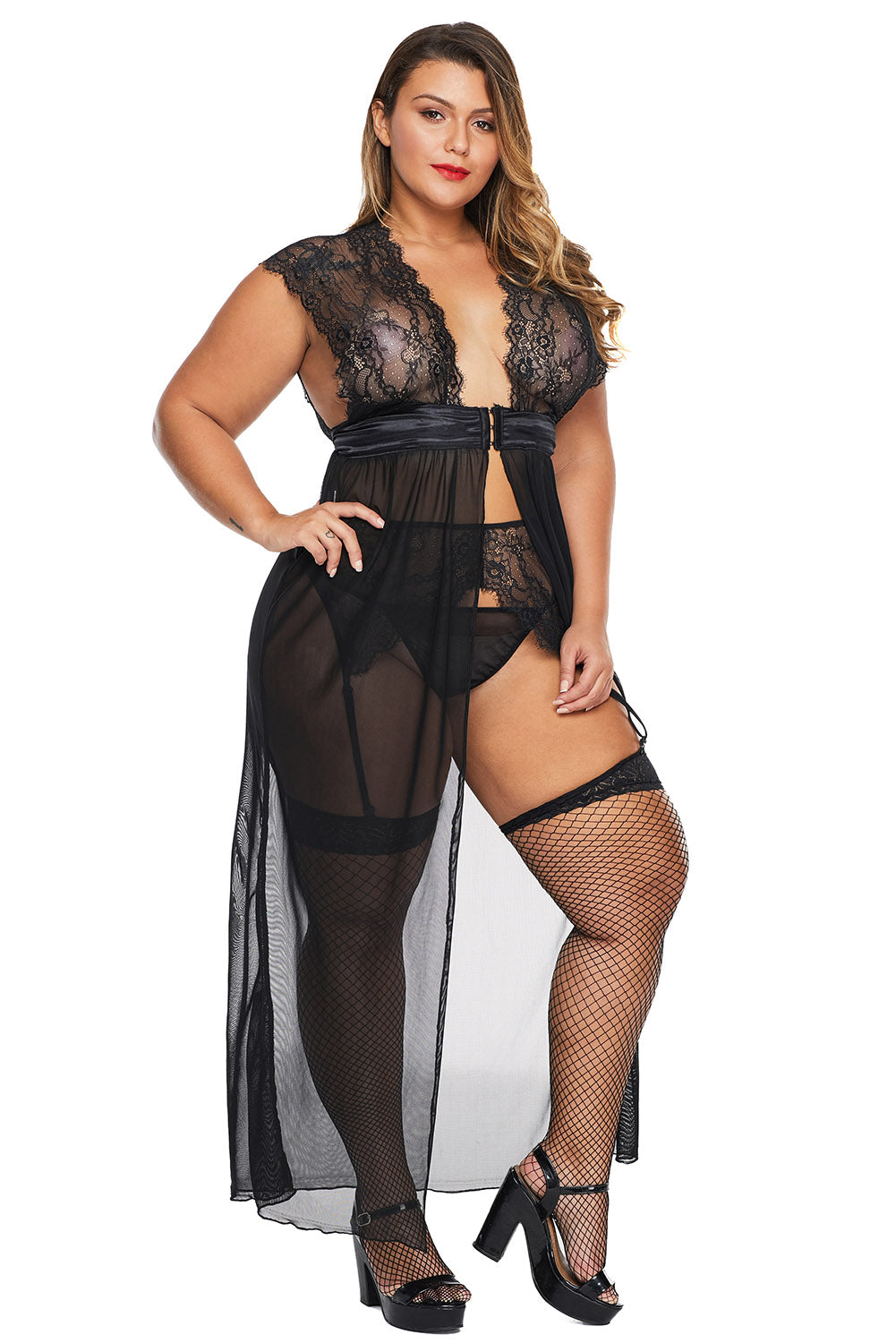 Hailey Locked Away Lover Lingerie Gown - The Bohemian Closet