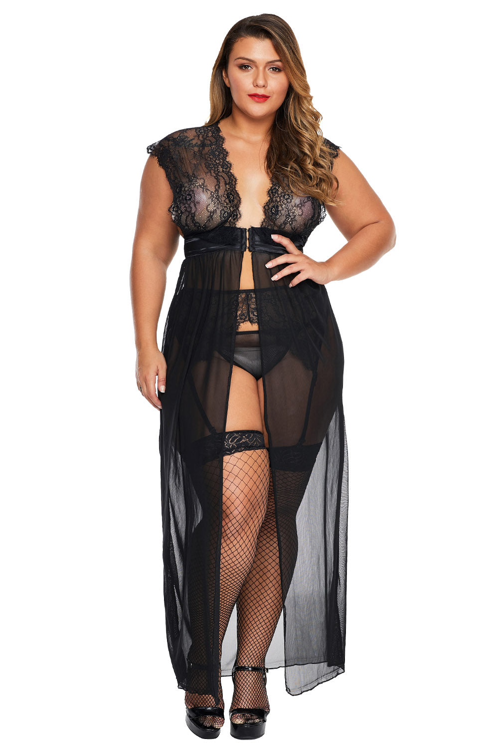 Hailey Locked Away Lover Lingerie Gown - The Bohemian Closet