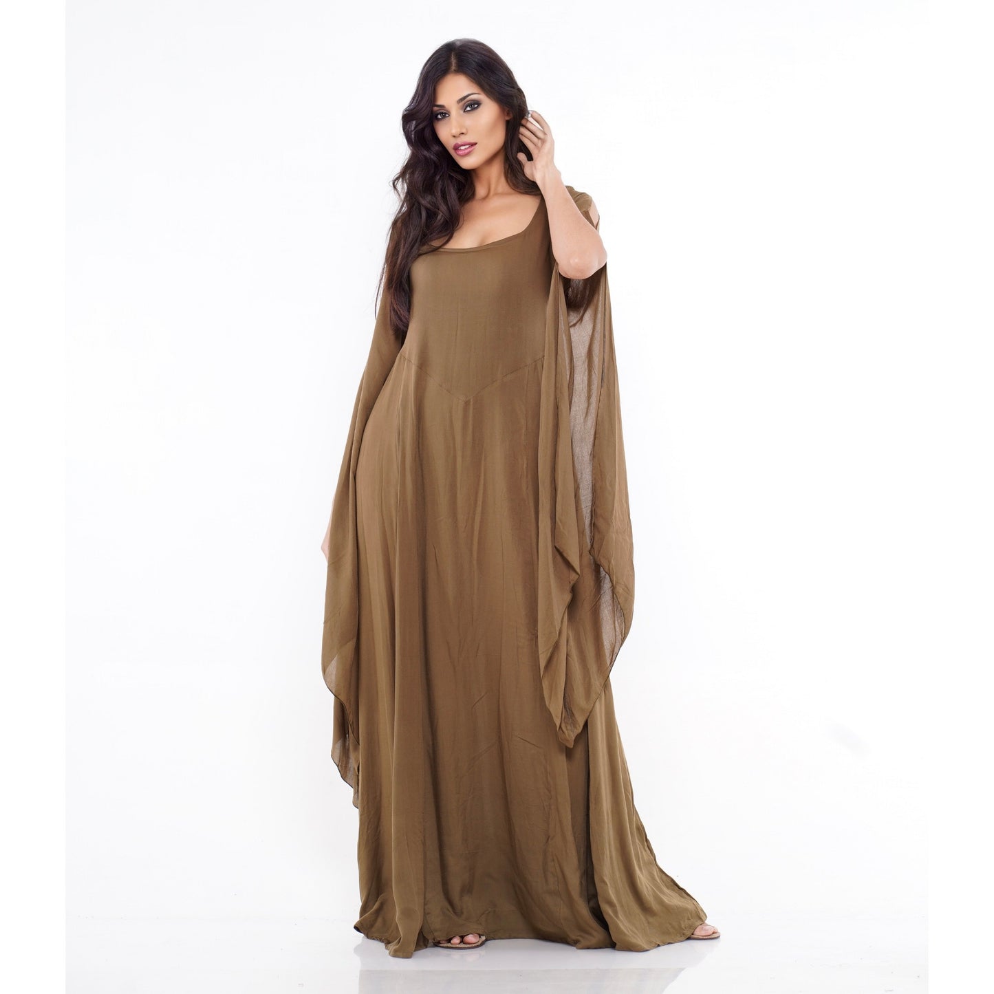 Sariah Renaissance Flowing Sleeve Boho Maxi Dress - The Bohemian Closet