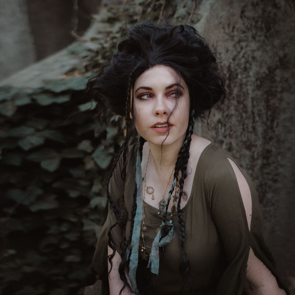 Carrie Bohemian Maxi Dress Cottagegoth Renaissance Flowing Sleeve - The Bohemian Closet