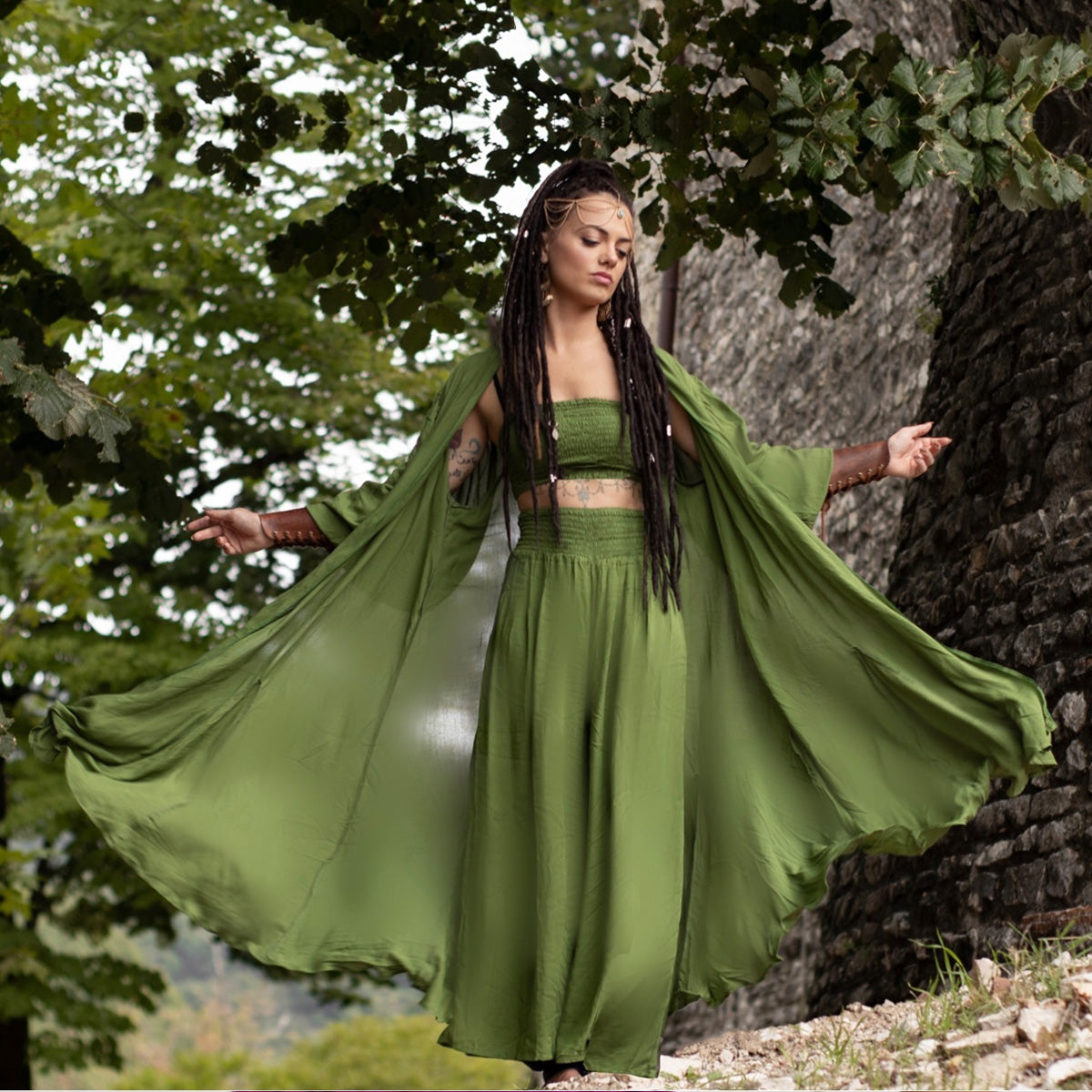 Aarya Bohemian 3 Pieces Outfit - The Bohemian Closet
