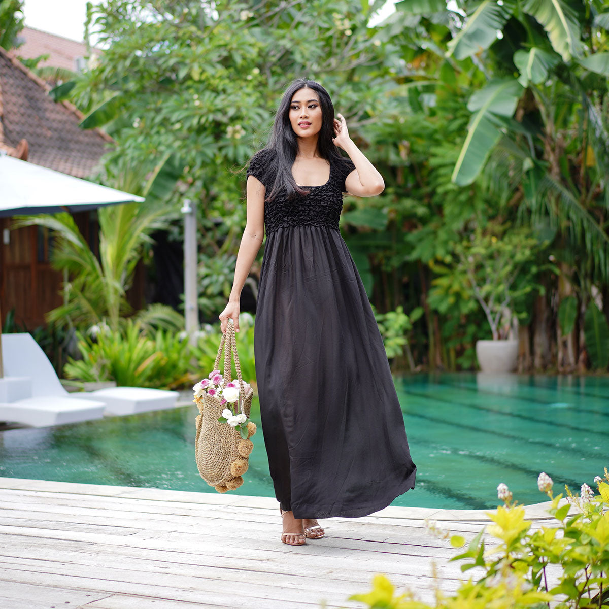 Frida Casual Fashion Boho Maxi Dress - The Bohemian Closet