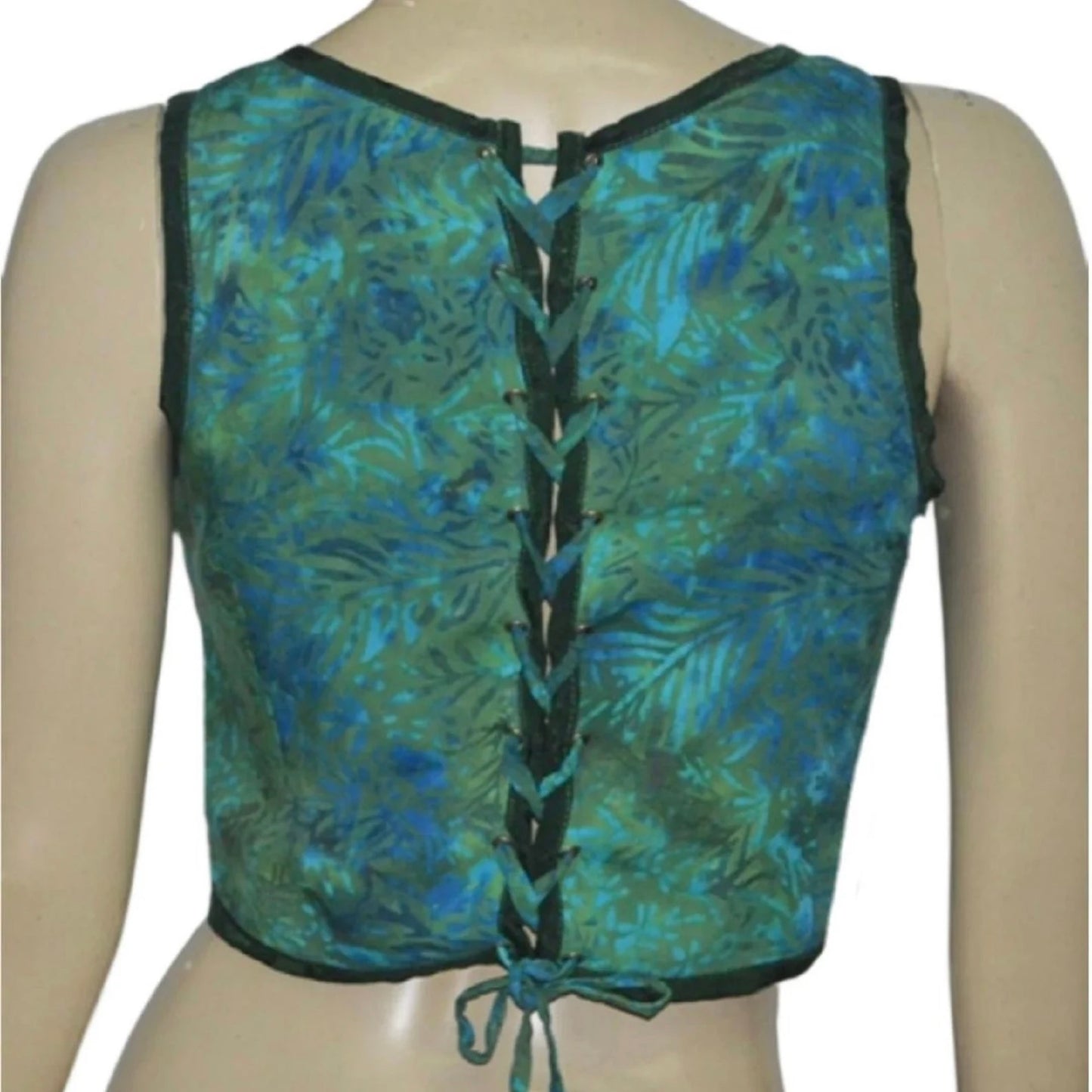 Emberlynn Ren Faire Lacing Vest Renaissance Corset Top - The Bohemian Closet
