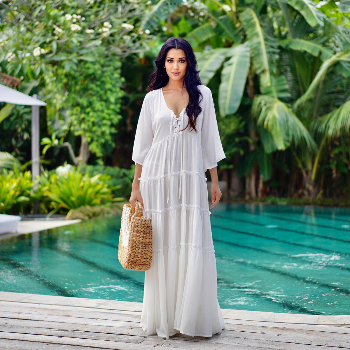 Zoya Bohemian Cottagecore Maxi Dress - The Bohemian Closet
