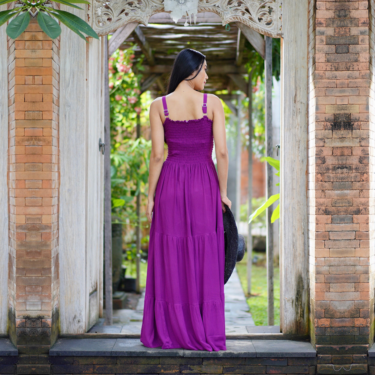Kathleen Cottagecore Smocked Bodice Maxi Dress - The Bohemian Closet