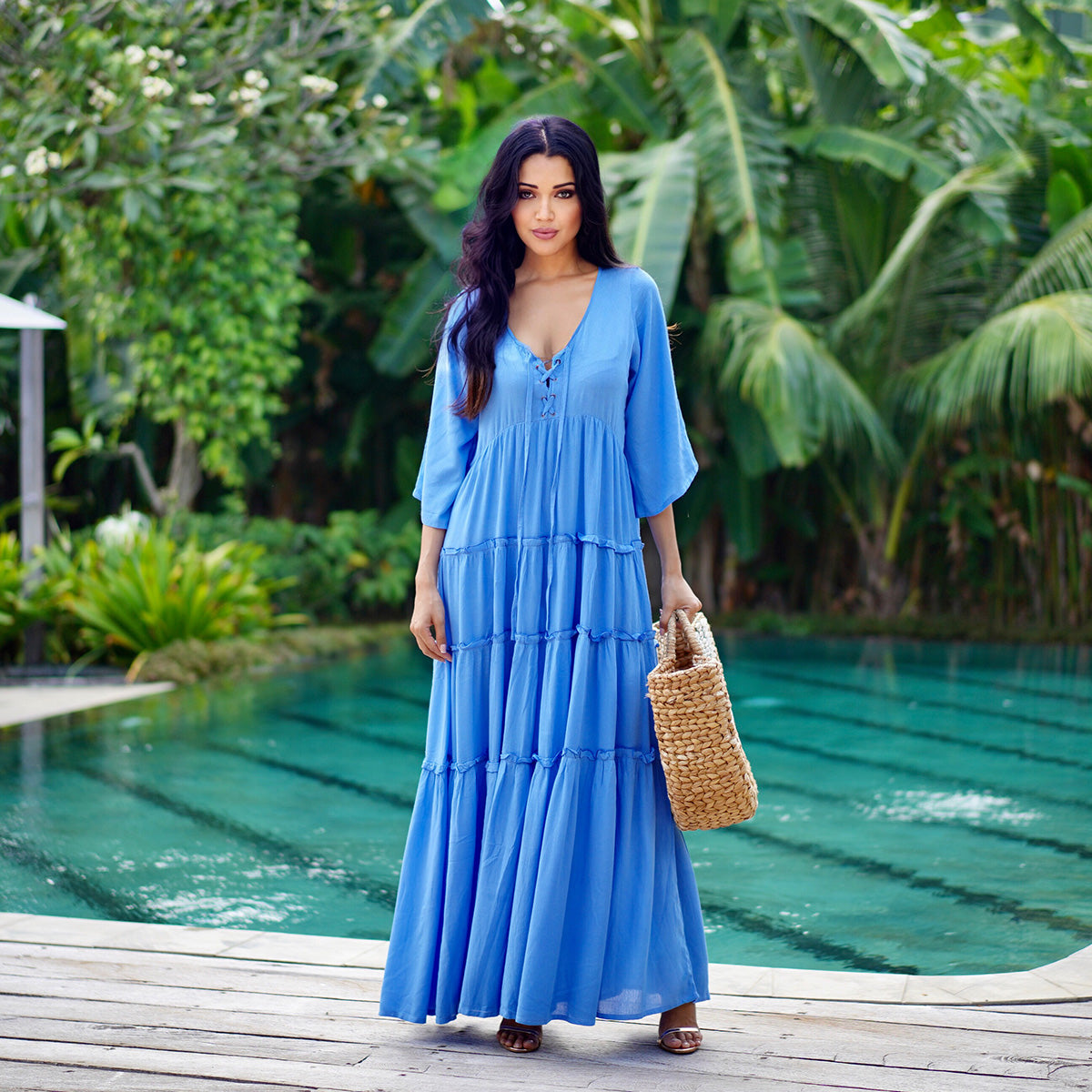 Zoya Bohemian Cottagecore Maxi Dress - The Bohemian Closet