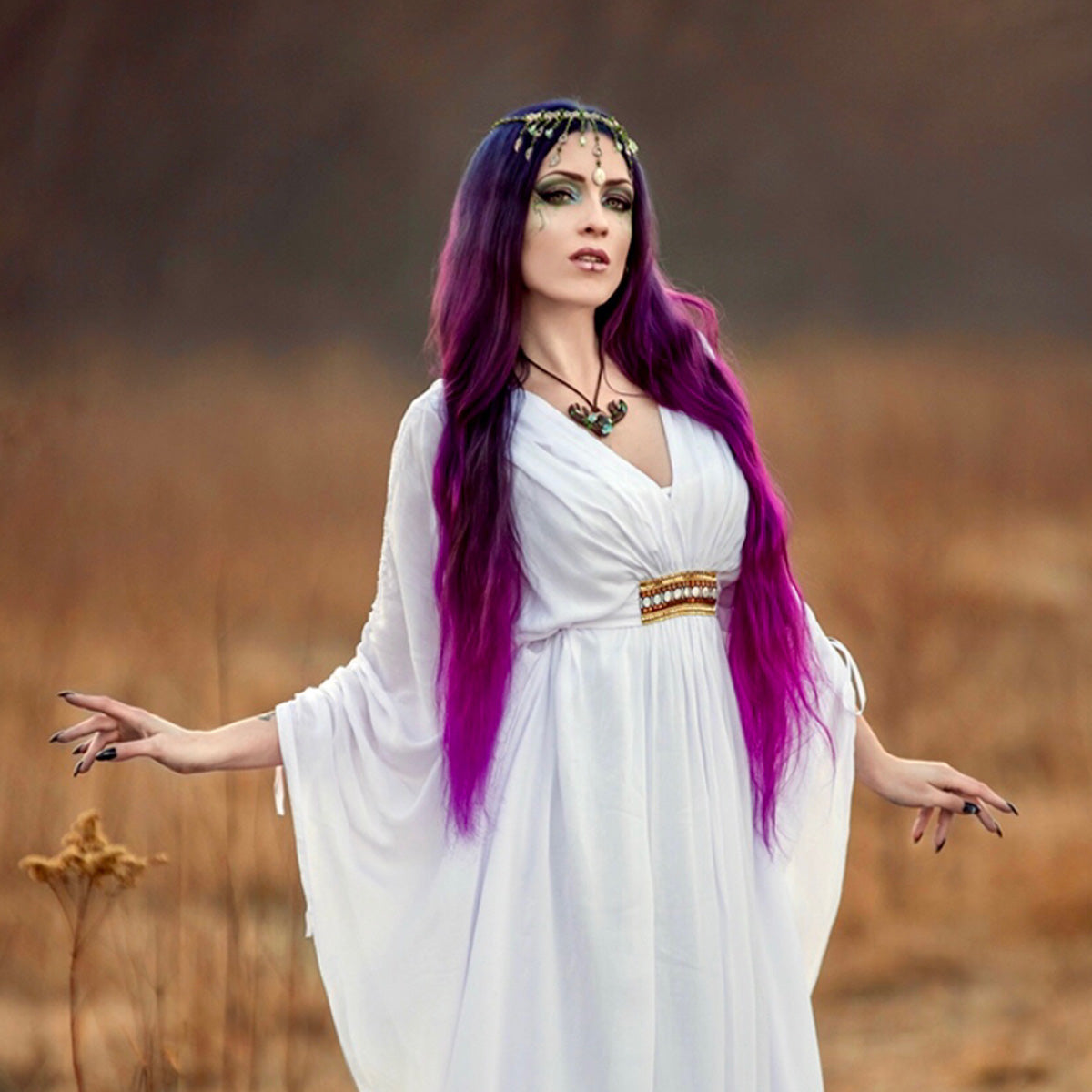 Elizabeth Kaftan Maxi Ethnic Dress - The Bohemian Closet