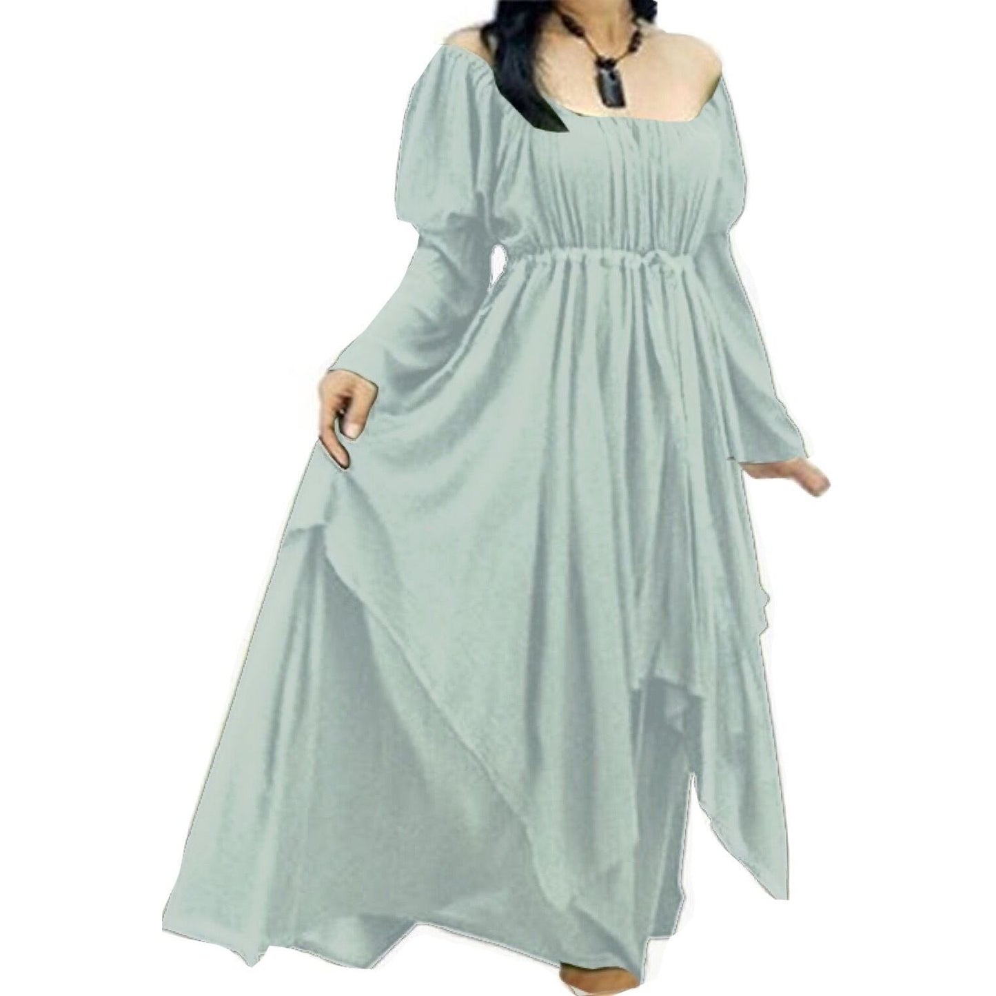 Maren Renaissance Layered Empire Waist Wedding Maxi Dress - The Bohemian Closet
