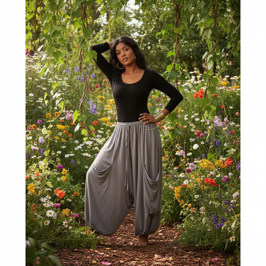 Adelaide Lagenlook Wide Leg Pants - The Bohemian Closet