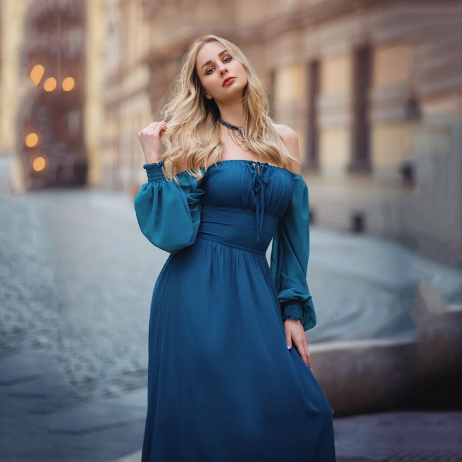 Medieval hot sale maxi dress