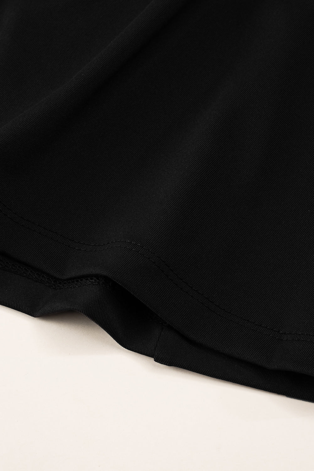 Black Bow Tie Puff Sleeve Plus Size High Slit Maxi Dress