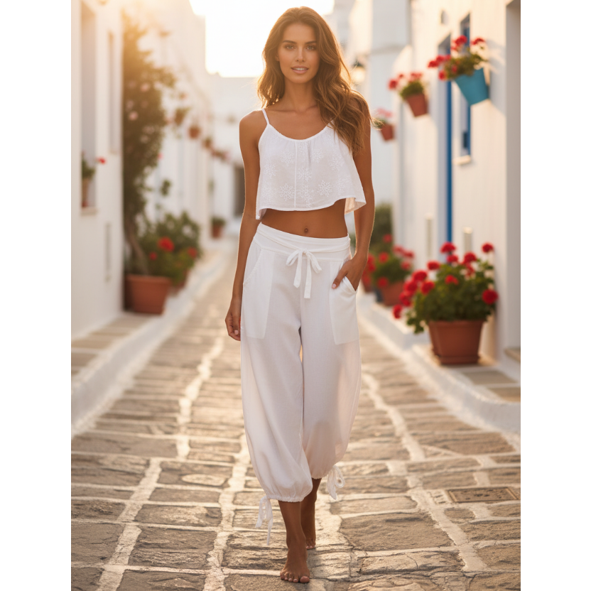 Stylish Capri Pants - The Bohemian Closet