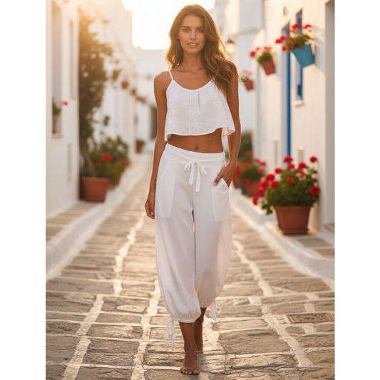 Stylish Capri Pants - The Bohemian Closet