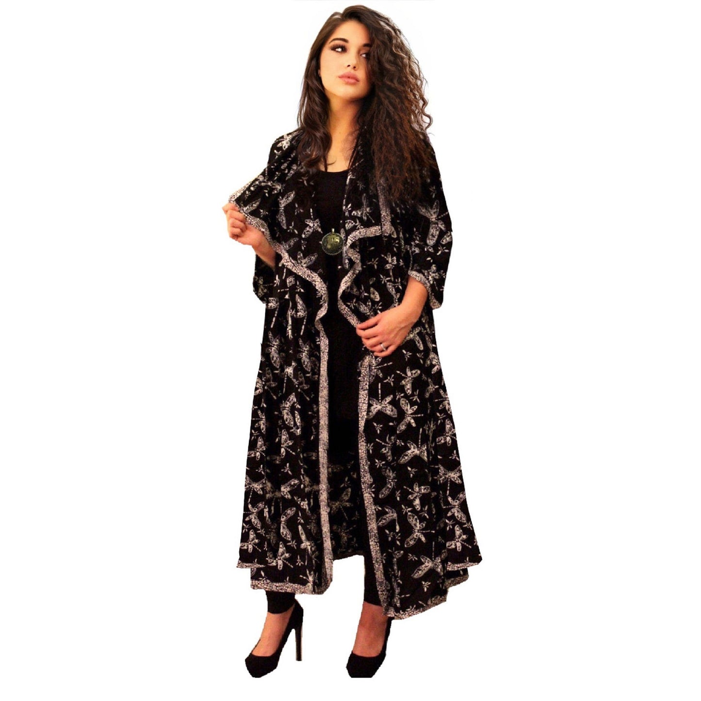 Analia Top Quality Rayon Batik Stunning Coat Jacket - The Bohemian Closet