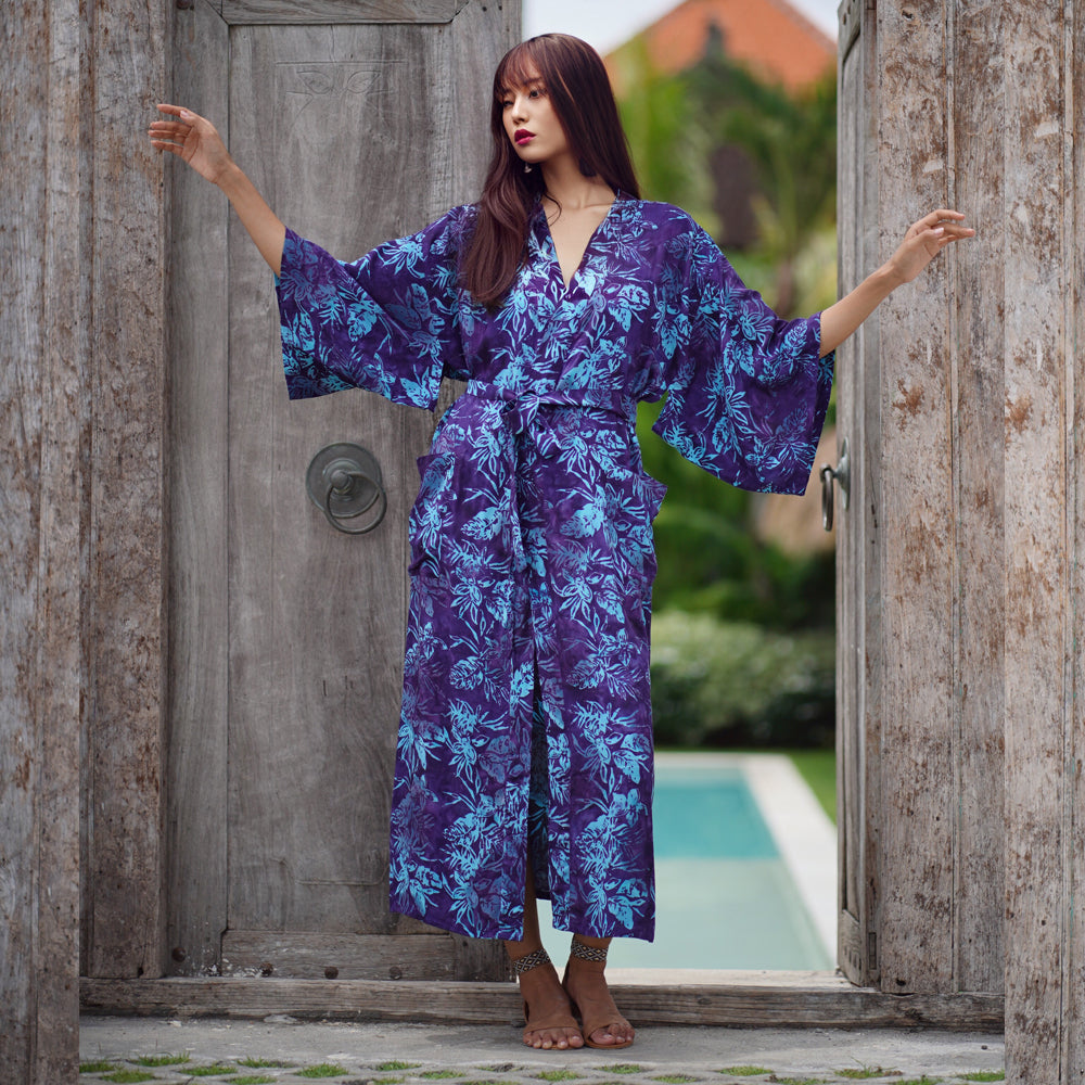 Catalina Kimono Robe Beach Cover-Up Robe - The Bohemian Closet