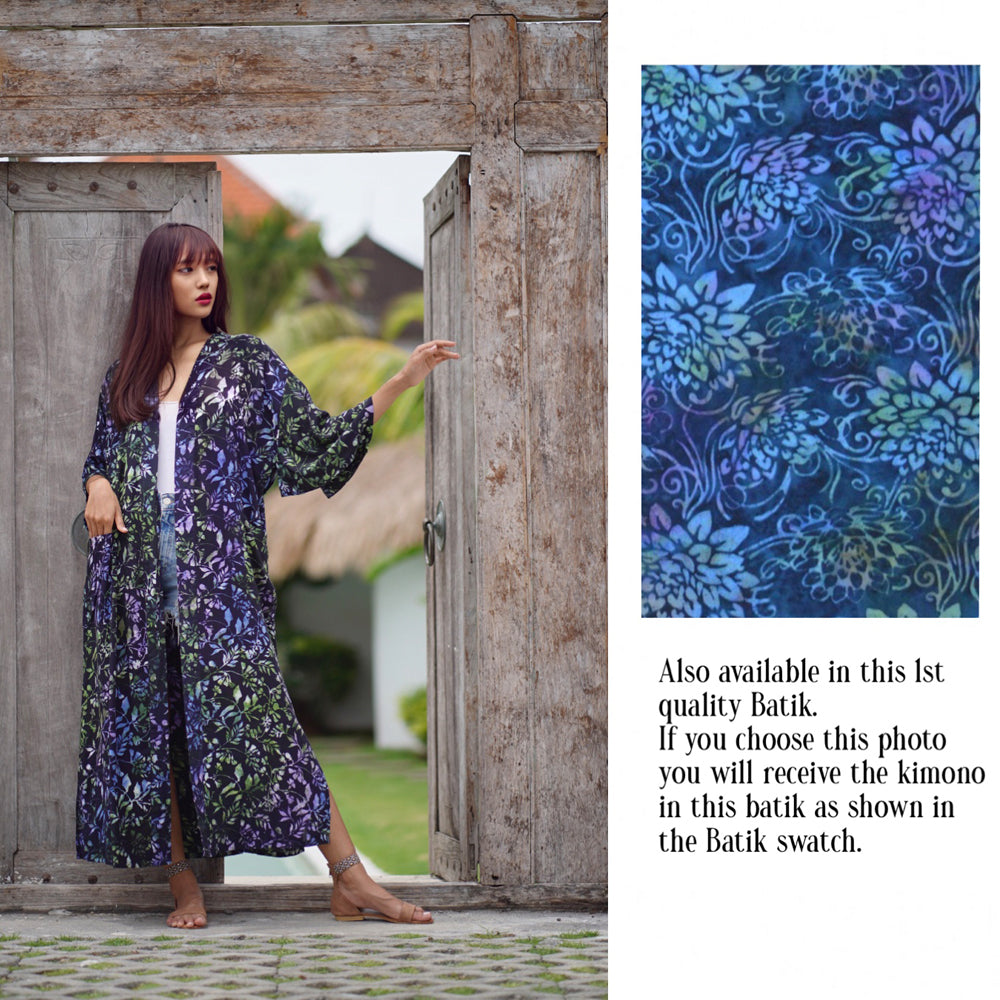 Catalina Kimono Robe Beach Cover-Up Robe - The Bohemian Closet