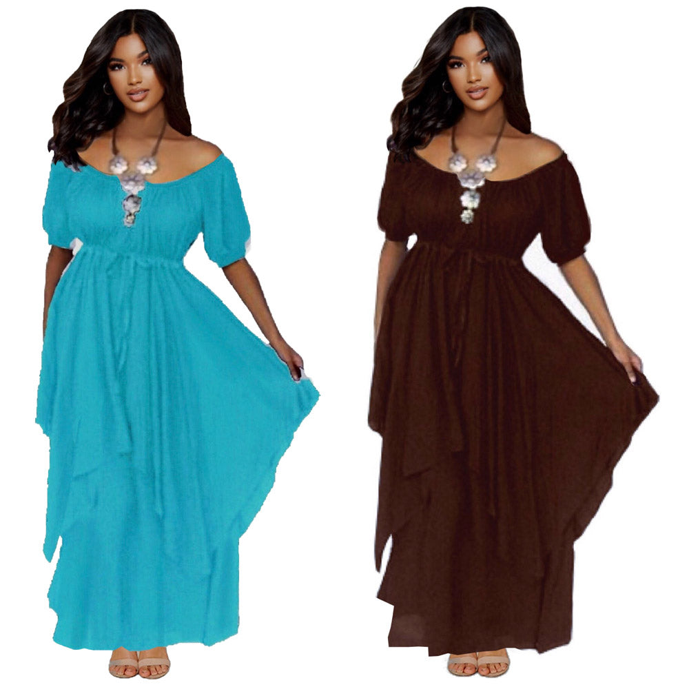 Malia Layered Empire Waist Renaissance Dress - The Bohemian Closet