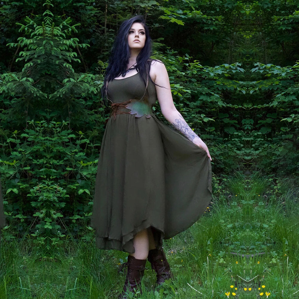 Quinn Stretch Lycra 3/4 Length Midi Dress - The Bohemian Closet