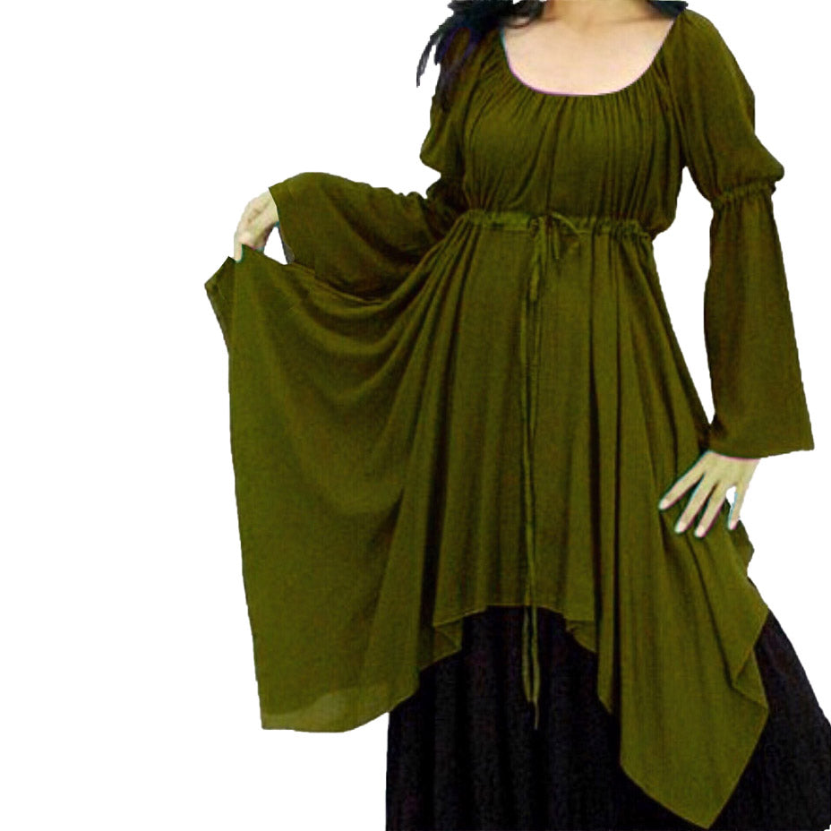 Ainhoa Renaissance Long Sleeves Bohemian Blouse - The Bohemian Closet