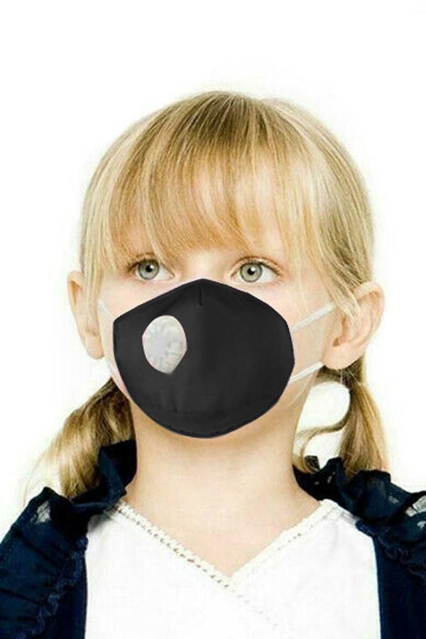 Brianna Black Toddler Breath Protection Valved Respsirator Face Mask - The Bohemian Closet