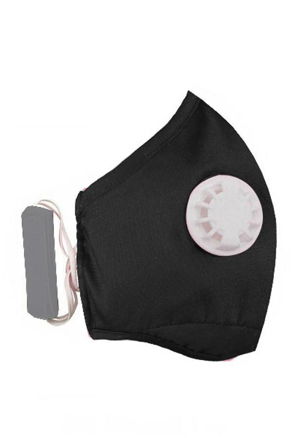 Brianna Black Toddler Breath Protection Valved Respsirator Face Mask - The Bohemian Closet