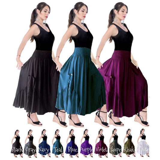 Mariah Ruffle Skirt Dress - The Bohemian Closet