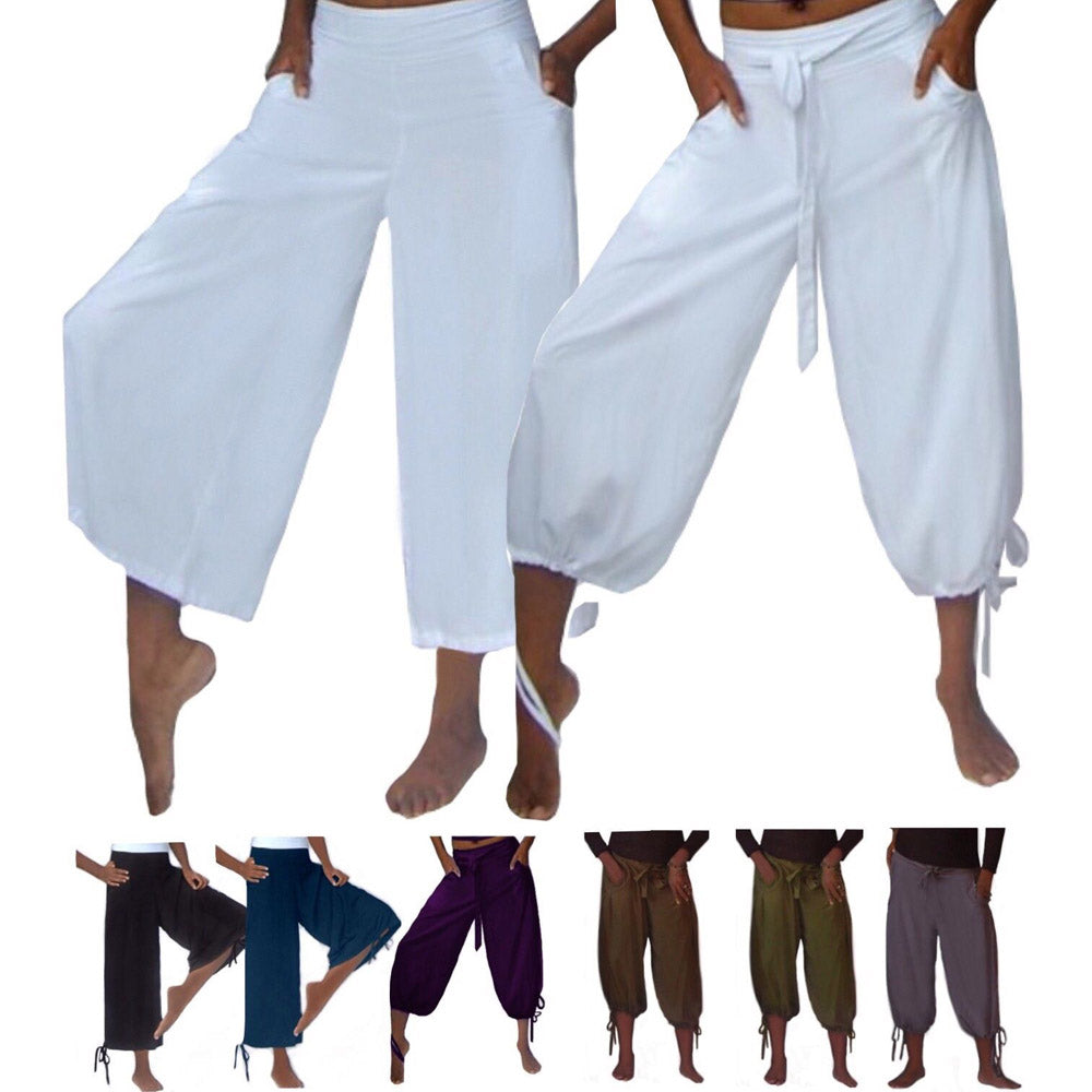 Stylish Capri Pants - The Bohemian Closet